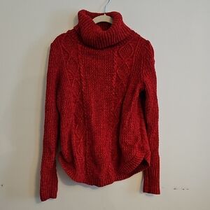 GAP Red Cowl Neck Sweater
